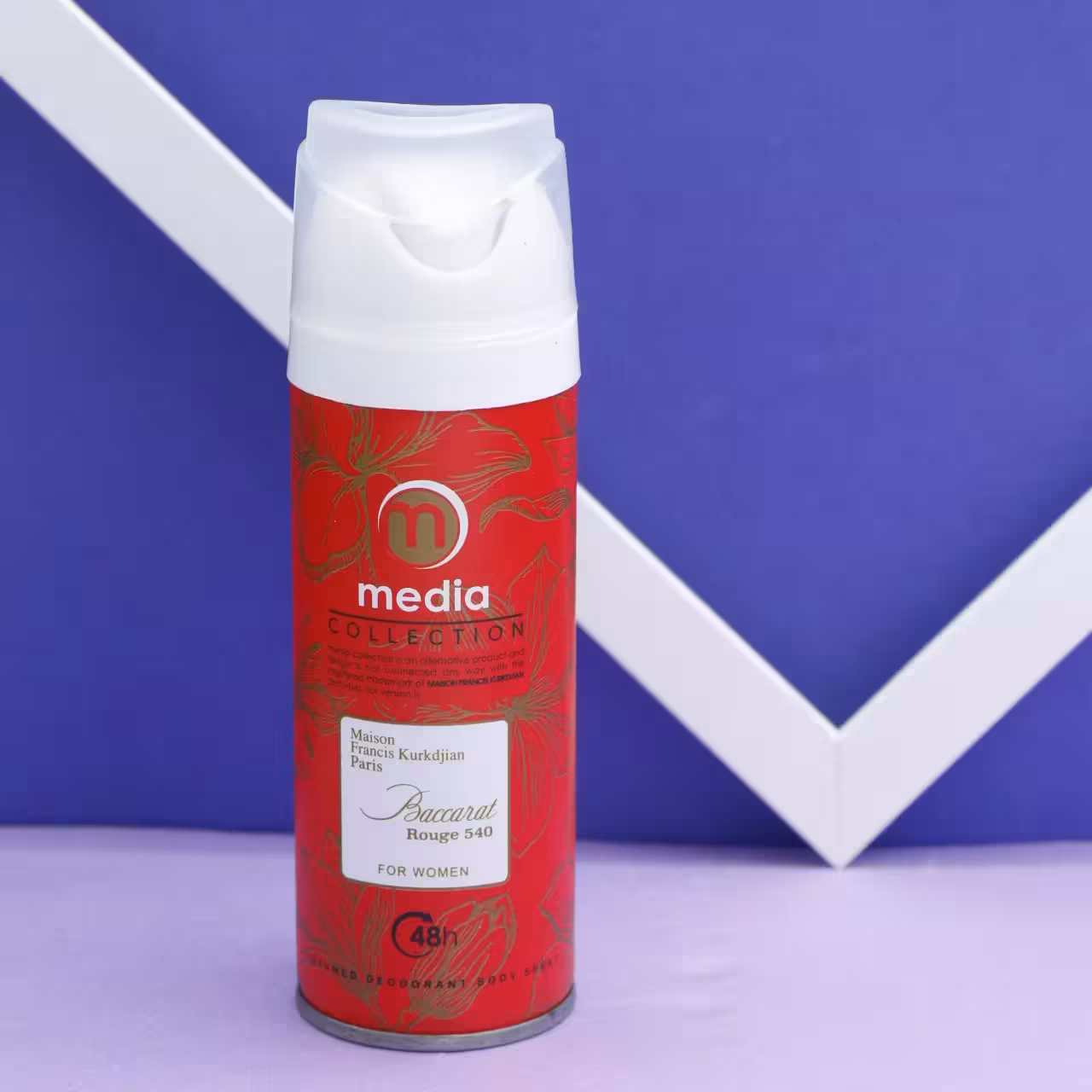 عمده فروشی اسپری زنانه media Baccarat Rouge 540 خوشبو کننده بدن مدیا 200میل 90366