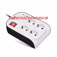 محافظ چهار خانه ارتدار با کلید و کابل 3 متری آنالوگ کامپیوتر مدل پارت 8792