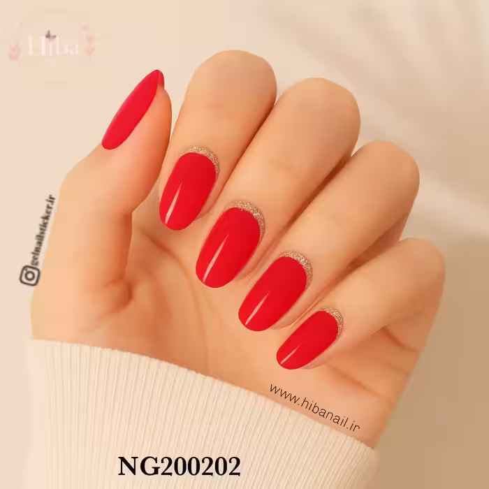 استیکر ژله ای کاشت ناخن (نیل رپ)_کد NG200202