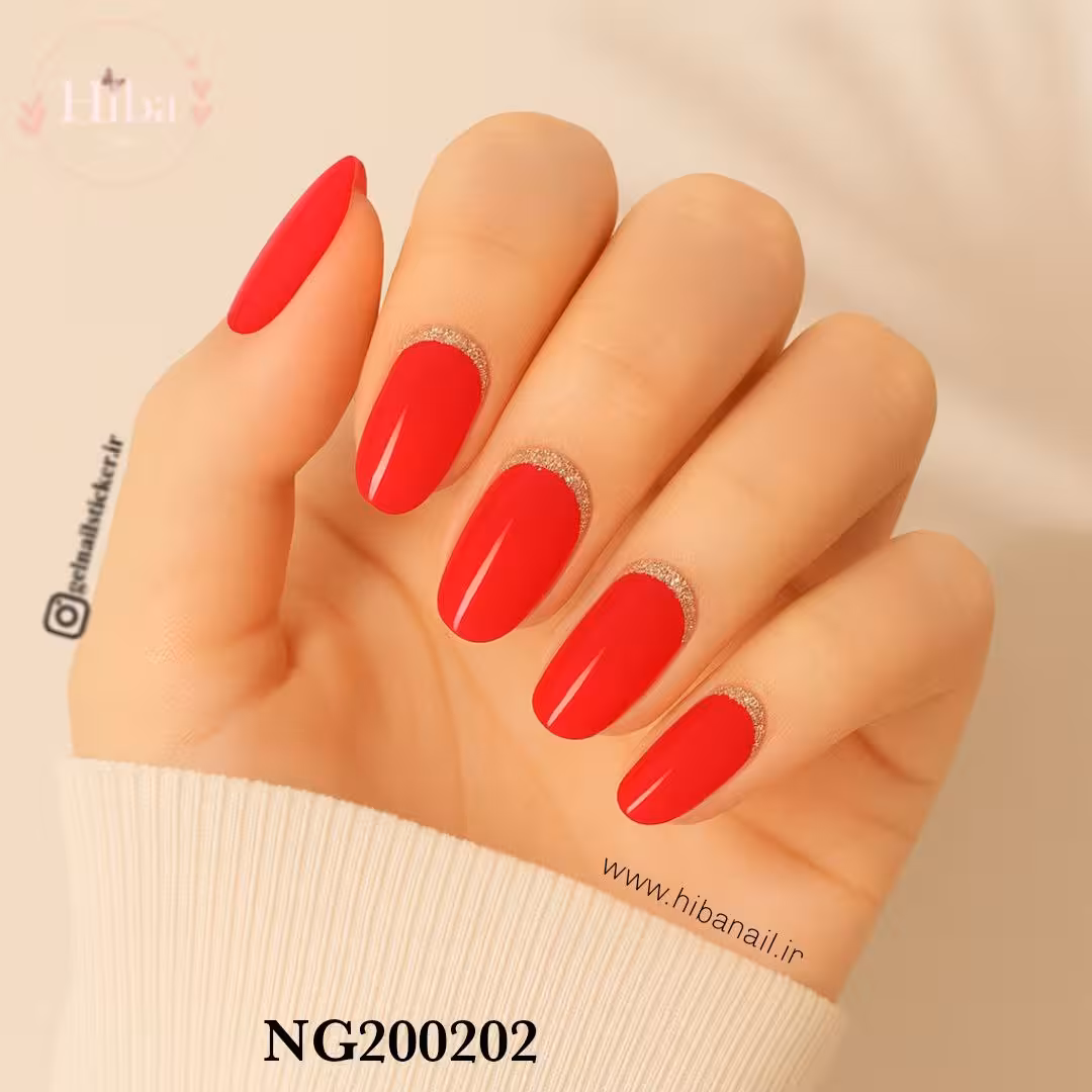 استیکر ژله ای کاشت ناخن (نیل رپ)_کد NG200202