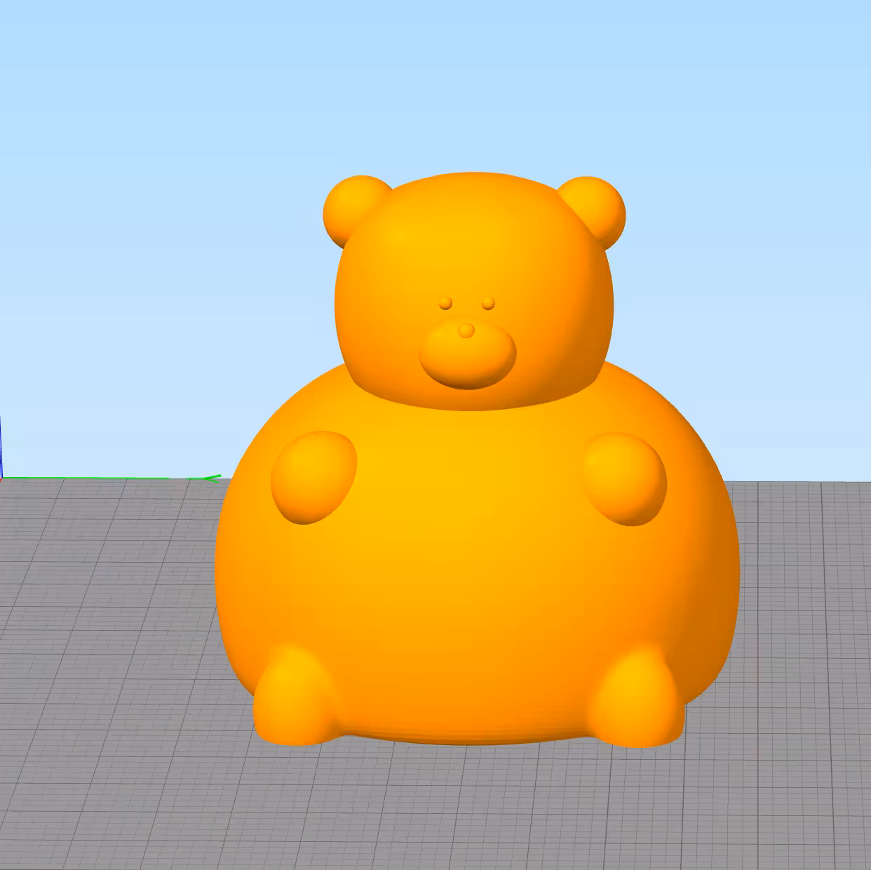 مدل سه بعدی خرس چاق(STL)