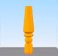 مدل سه بعدی شمع شیاردار کد04 (STL)