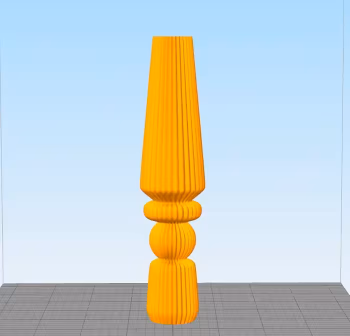 مدل سه بعدی شمع شیاردار کد04 (STL)