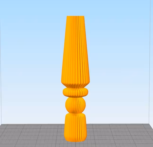 مدل سه بعدی شمع شیاردار کد04 (STL)