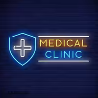 تابلو نئون طرح کلینیک پزشکی