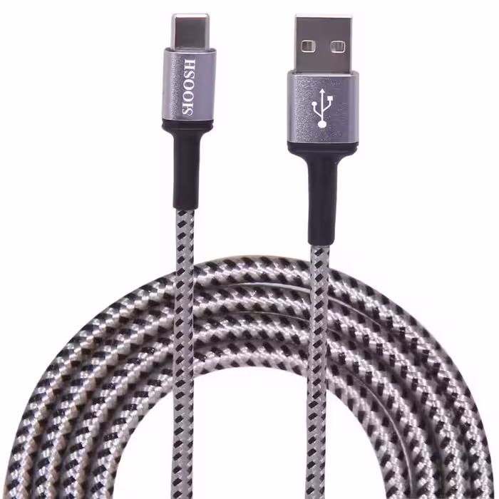 کابل تبدیل usb به usb-c شوش مدل 020  fast shargeطول 1.1 متر
