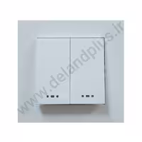 کلید دو پل مدل مکانیزم آسا سفید