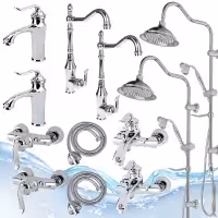 ست 12 عددی شیرالات اهرمی بامبو و عام دوش شیپوری 5 سال گارانتی