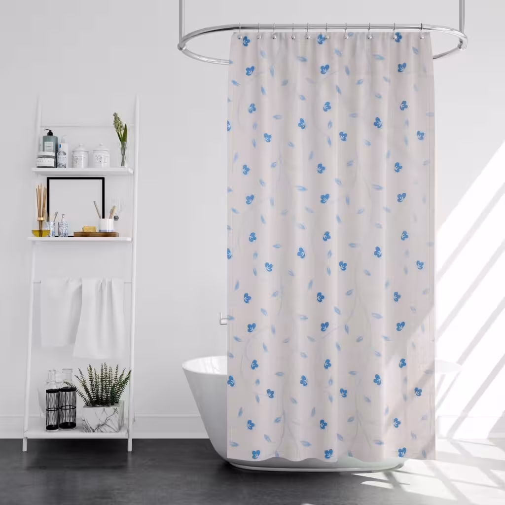 پرده حمام پیسو مدل BZ-12 سایز 180×200 سانتی متر