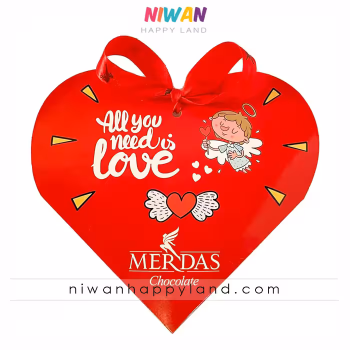 شکلات کادویی مرداس قلبی