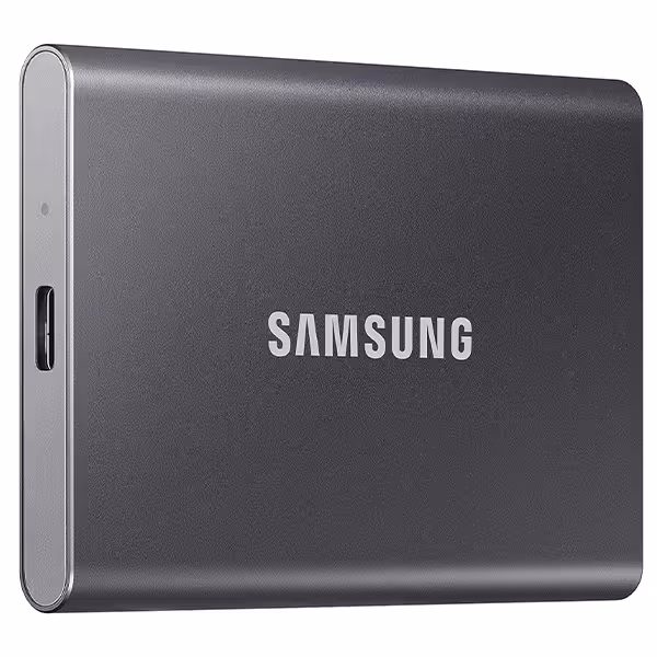 هارد SSD اکسترنال سامسونگ مدل T7 Portable Grey ظرفیت 500 گیگابایت