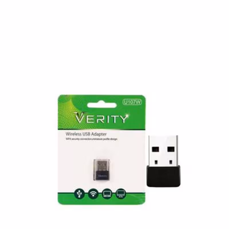کارت شبکه USB بیسیم ورایتی مدل Verity U107W