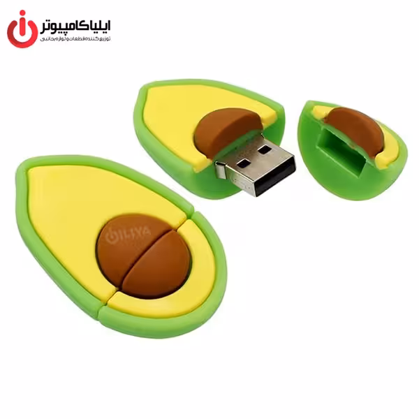 فلش مموری عروسکی کینگ فست مدل FR-13 طرح آووکادو ظرفیت 32 گیگابایت