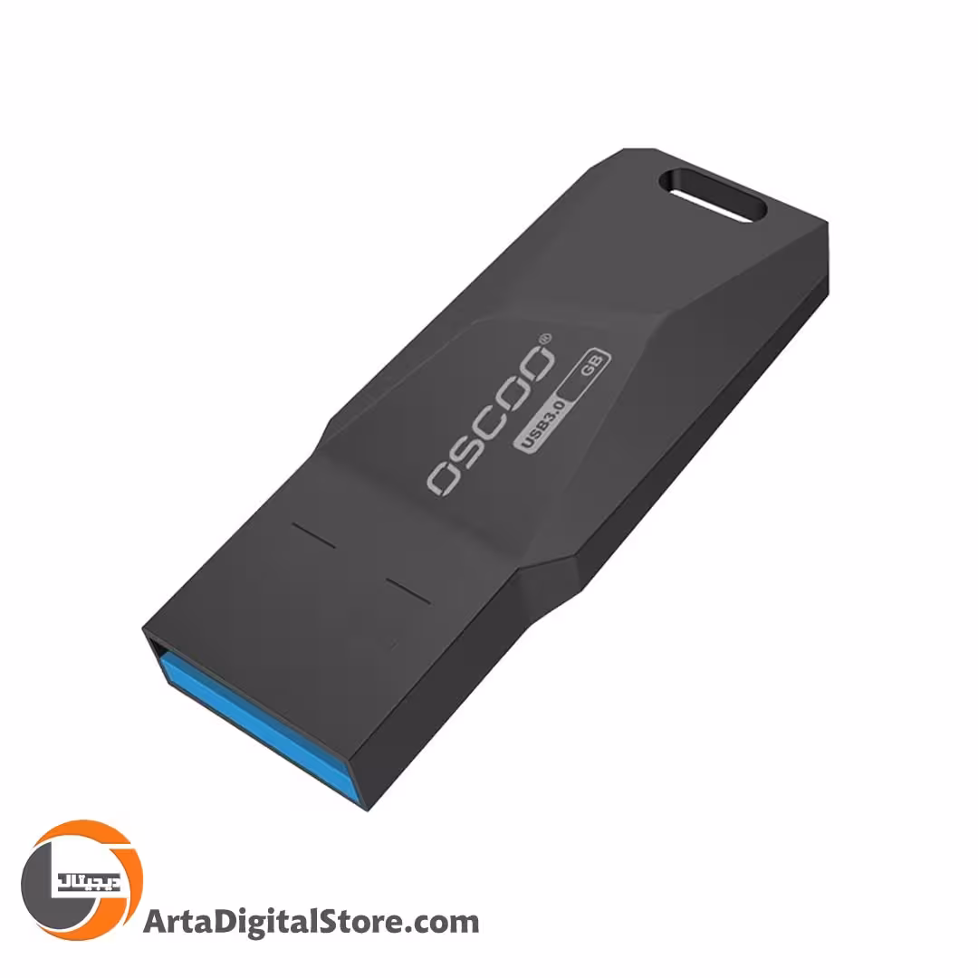 فلش مموری Flash Memory Oscoo Leo K006 USB3.0 64GB Black