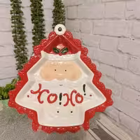 بشقاب بزرگ طرح کاج