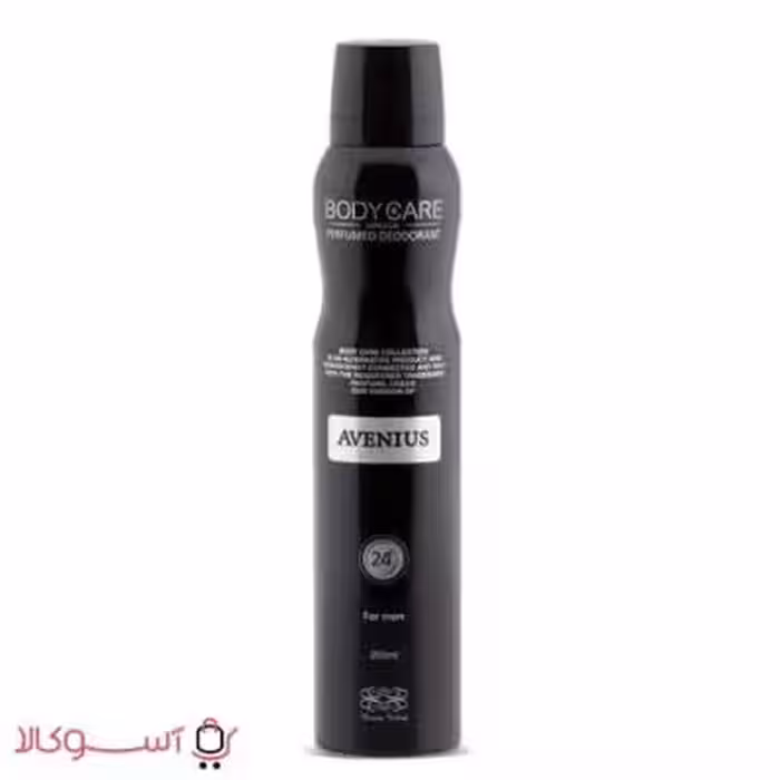 اسپری بدن مردانه بادی کر مدل avenius حجم 200 میل