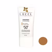 کرم ضد آفتاب پوست خشک و معمولی لوسل رنگ بژ تیره حجم 50mL