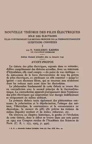 خرید و دانلود نسخه کامل کتاب Nouvelle theorie des piles elcctriques. Role des electrons. Piles contredisant le second principe dela thermodynamique. Questions connexes