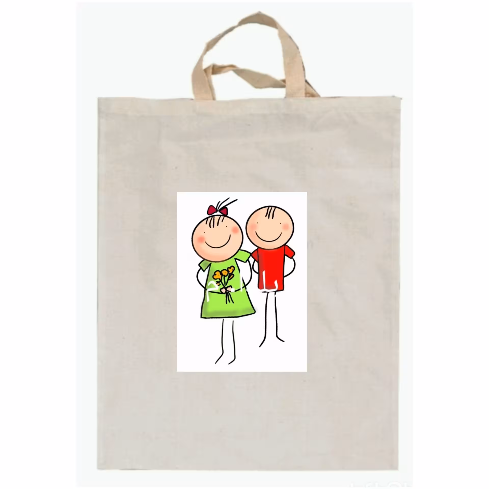 ساک دستی پارچه ای طرح چاپی 1