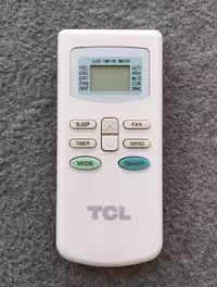 کنترل کولر گازی اسپلیت برند تی سی ال (TCL)