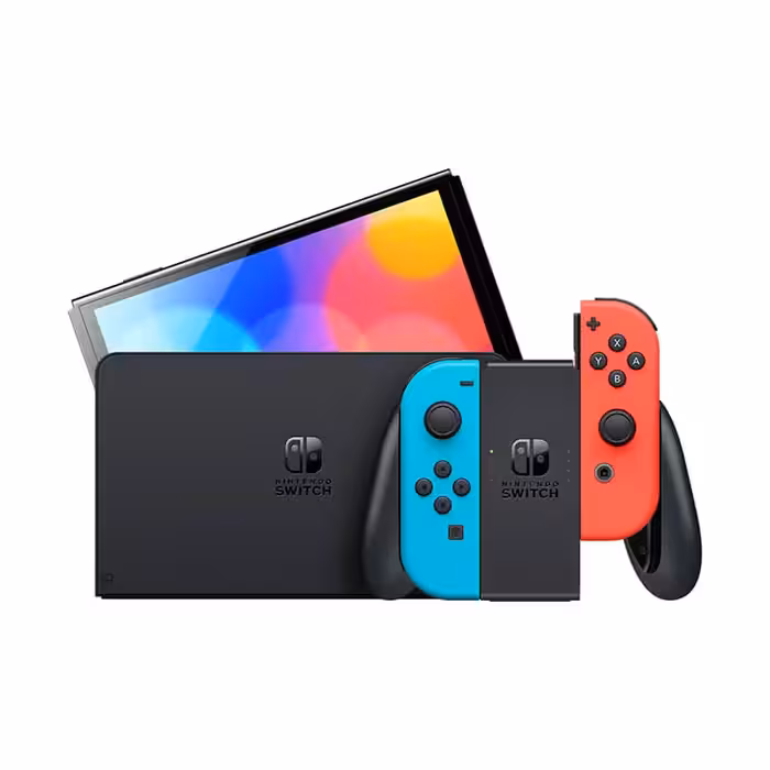 کنسول بازی نینتندو سوییچ OLED قرمز آبی | Console Nintendo Switch OLED