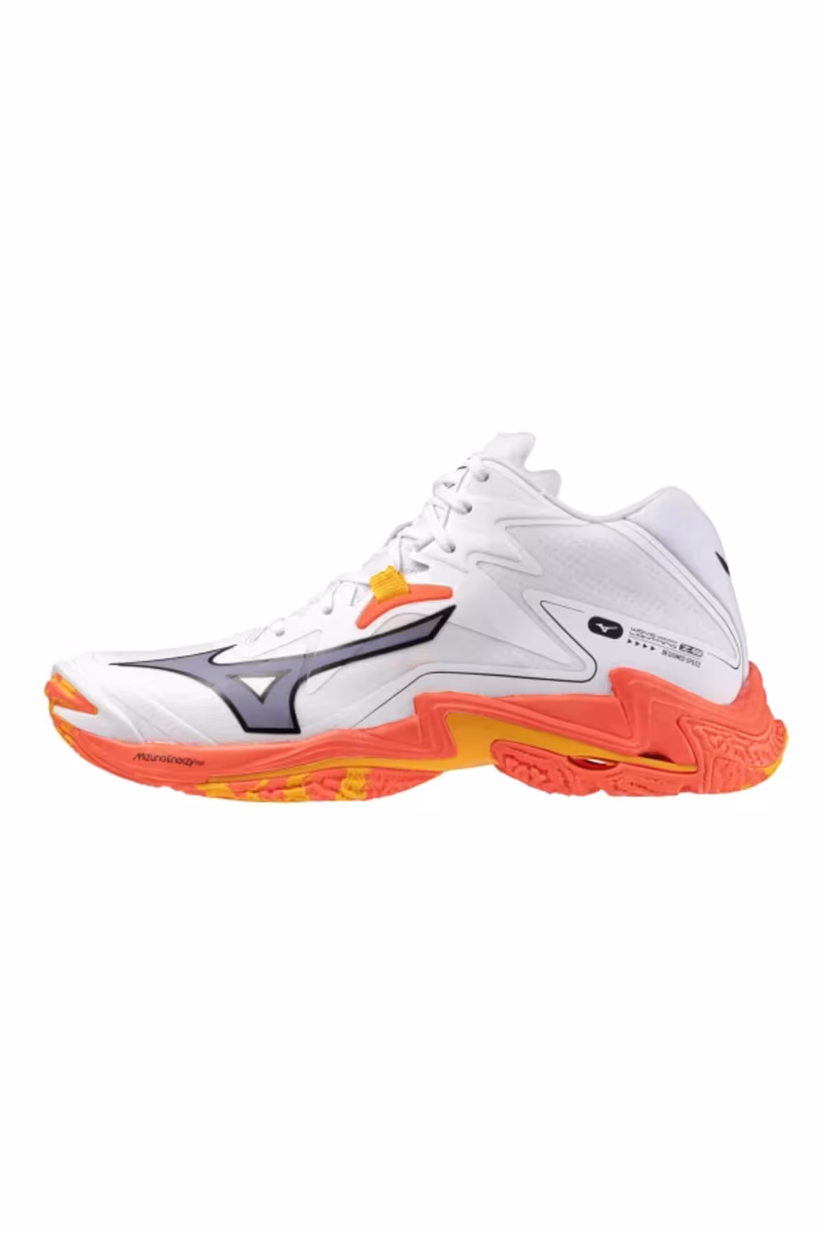 کفش والیبال WAVE LIGHTNING Z8 MID UNISEX WALLEYBALL WHITE ORANGE Mizuno