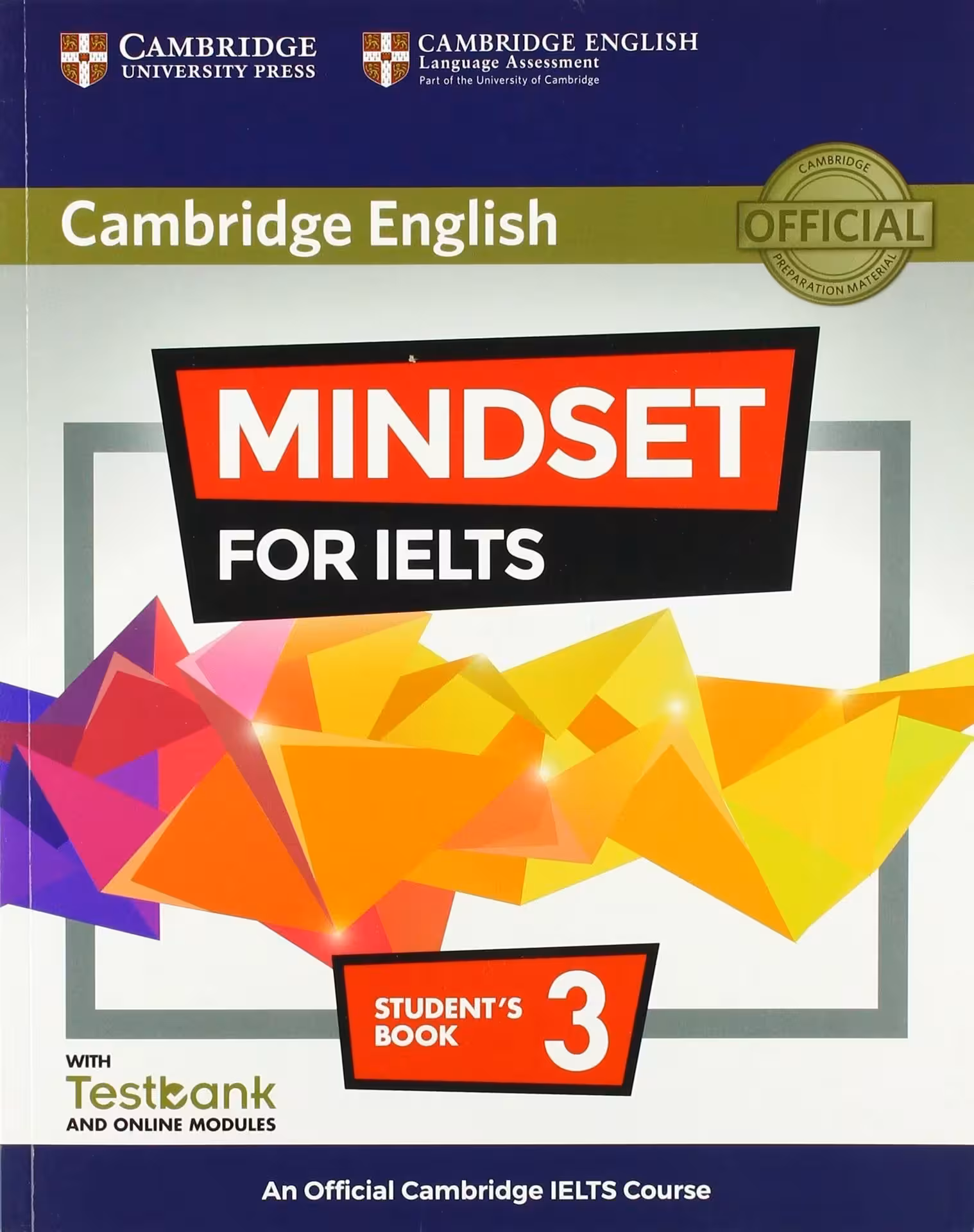 کمبریج انگلیش مایندست فور آیلتس 3 | کتاب انگلیسی Cambridge English Mindset For IELTS 3   CD
