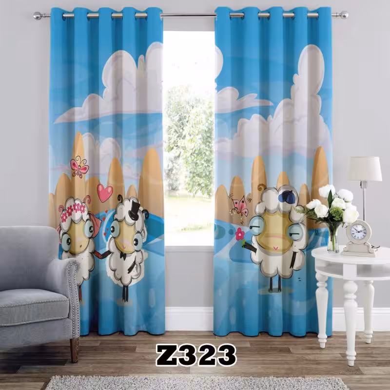 پرده سه بعدی طرح کودک