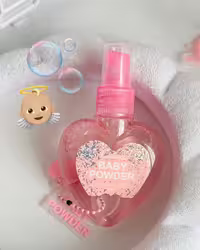 عطربیکینی قلبی بارایحه پودر بچه   baby POWDER 🌸👶 بسیار خوشبو از برند Luneco ترند اینستاگرام