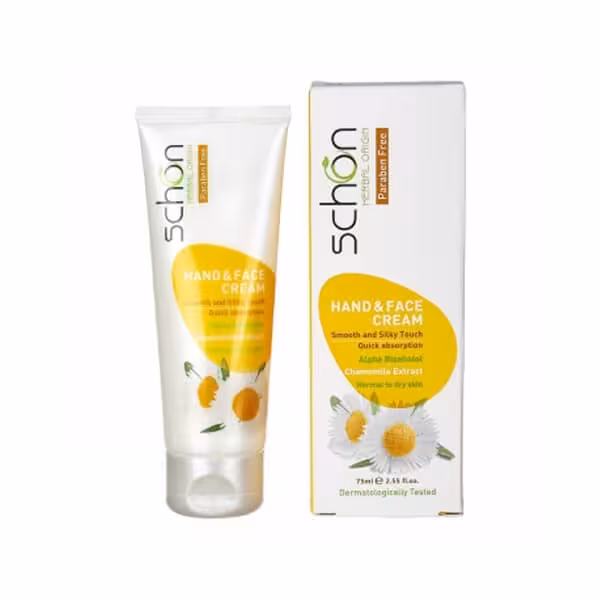 کرم دست و صورت بابونه شون مناسب پوست های معمولی و خشک حجم 75 میلی لیتر