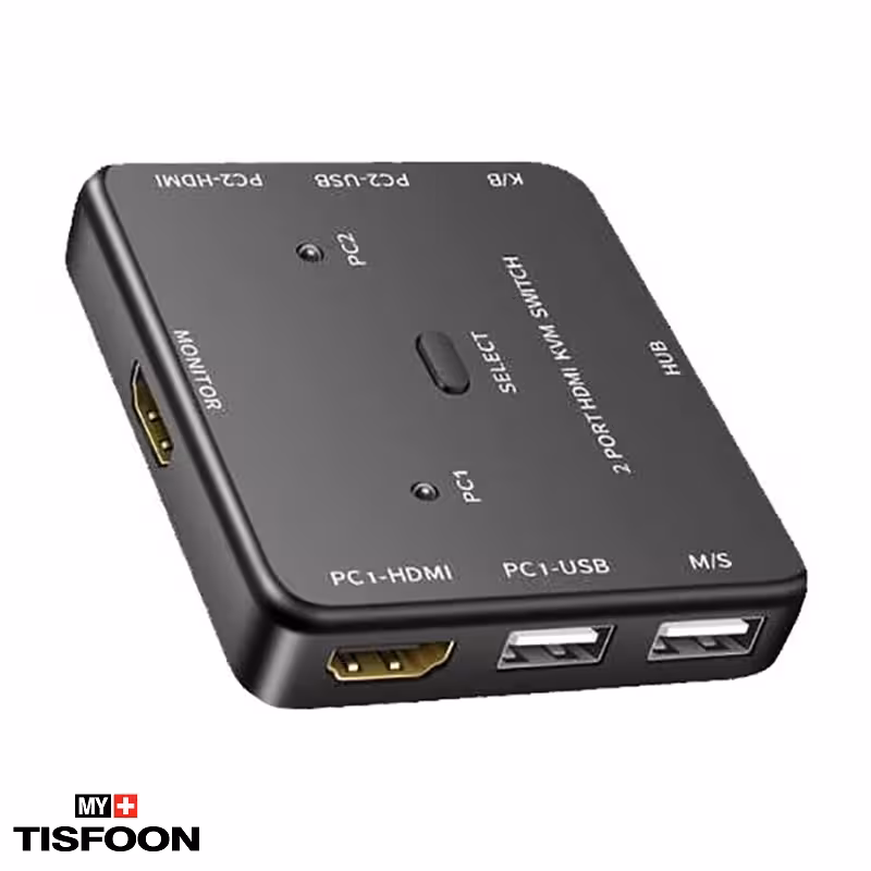 سوییچ KVM HDMI دو پورت وی نت مدل V-SWKHM4K2