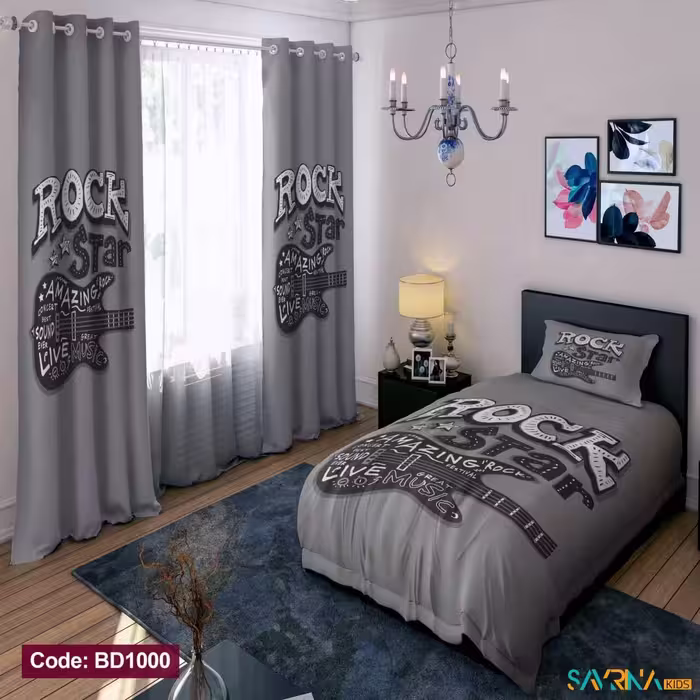 ست اتاق خواب طرح گیتار الکتریک کد BD1000
