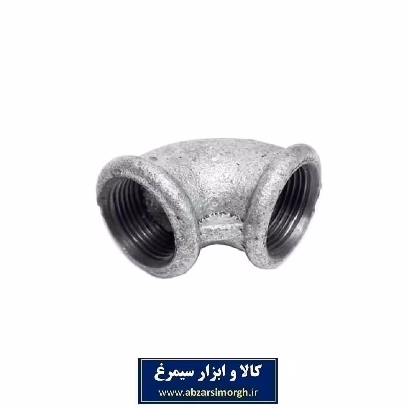 زانویی گالوانیزه 90 شماره 2 کد SSH-021