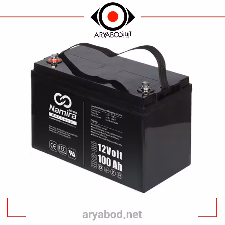 باتری یو پی اس 12ولت 100 آمپر نامیرا نیرو (12V 100AH) UPS BATTERY NAMIRANIROO NB12-100