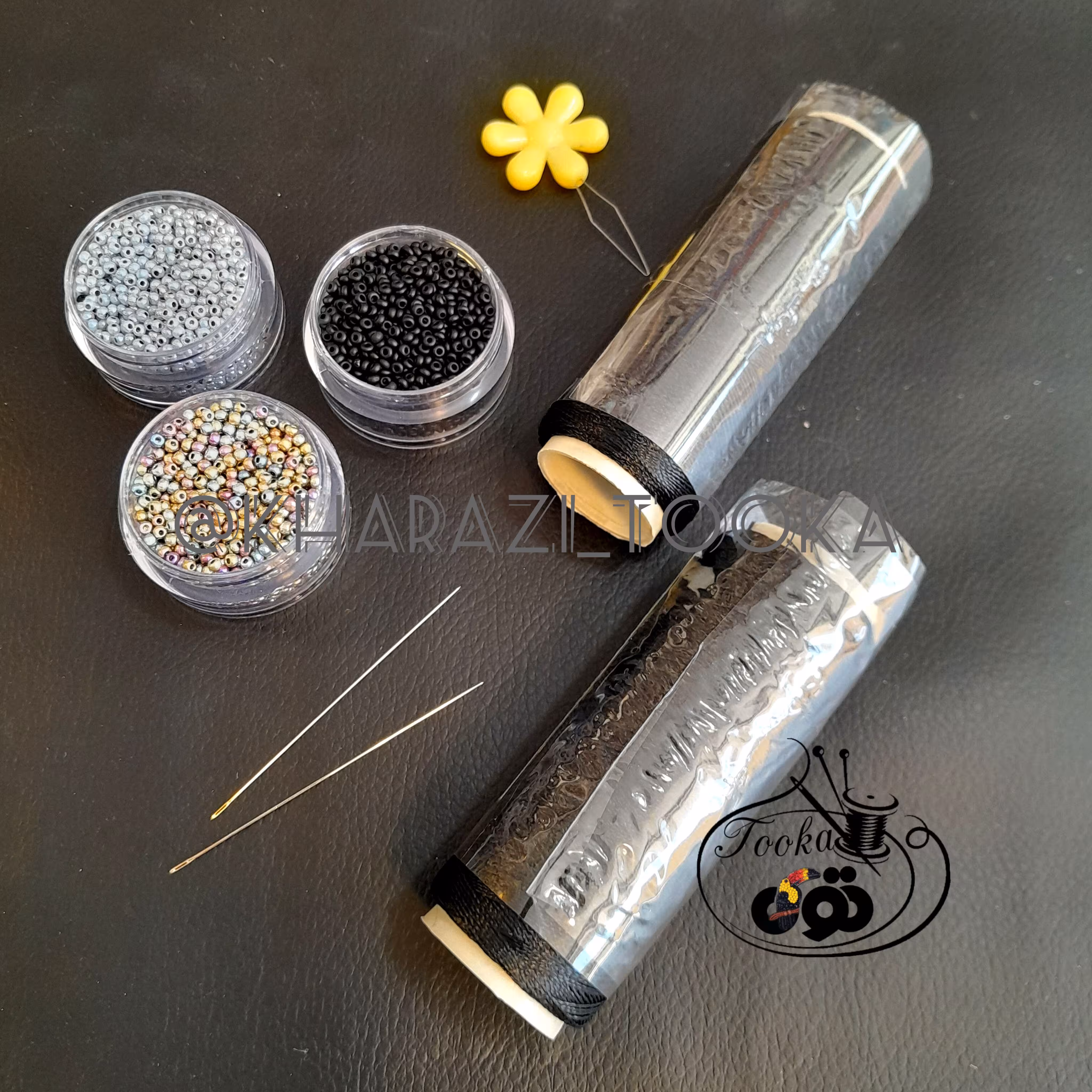 نخ ابریشمی 2 مشکی
