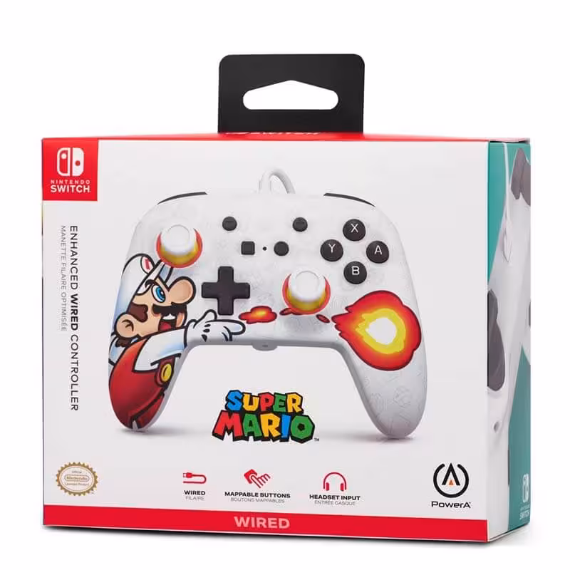 گیم پد PowerA نینتندو Fireball Mario