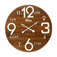 ساعت دیواری چوبی مدل هارمونی کد CKH627g