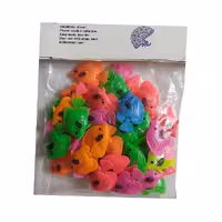 ابزار تزیین کیک به گز مدل ماهی دم متحرک مجموعه 50 عددی