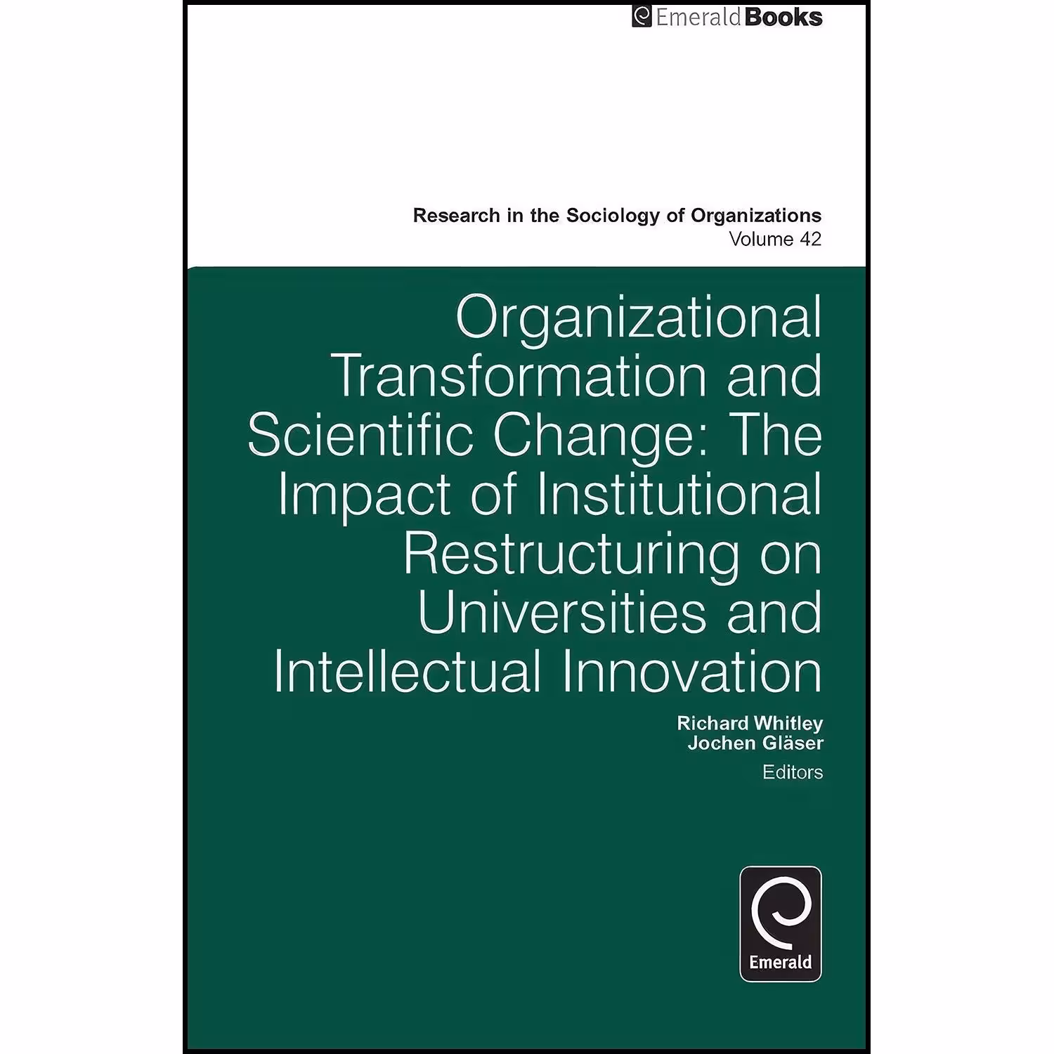 کتاب زبان اصلی Organizational Transformation and Scientific Change