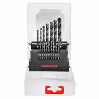 ست 17تایی مته HSS HSS5%Co توسن ساخت چین  کد محصول: T14-MB17-HSSCO-1105