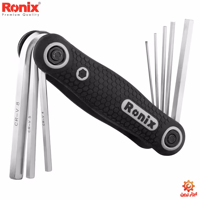 ست آچار آلن تاشو 8 عددی رونیکس مدل RH-2020