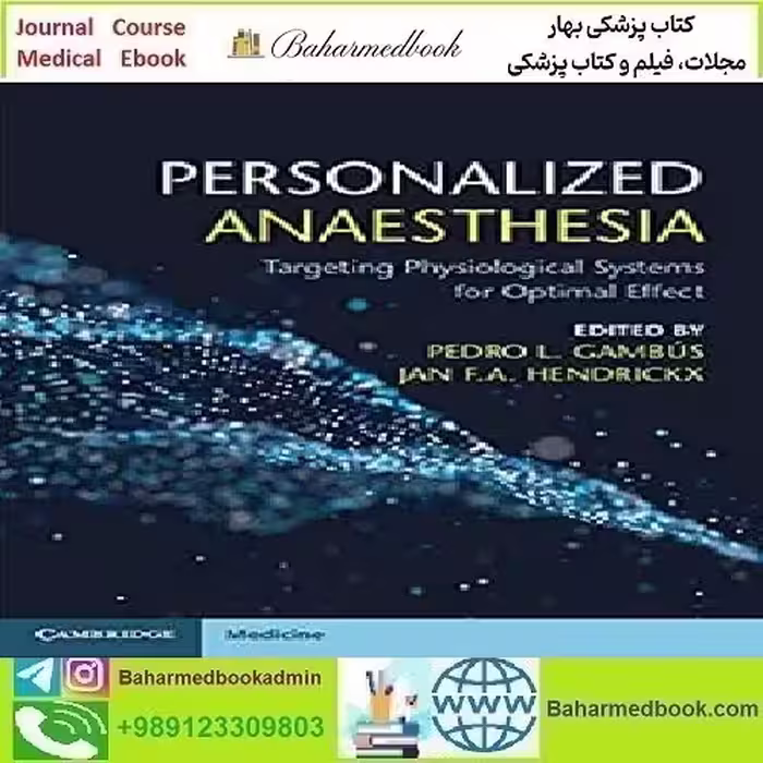 Personalized Anaesthesia 2020 TRUE PDF price 1€ - کتاب پزشکی بهار