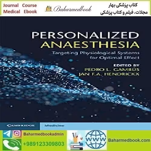 Personalized Anaesthesia 2020 TRUE PDF price 1€ - کتاب پزشکی بهار