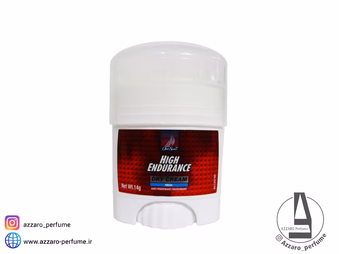 دئودورانت کرمی مردانه اولد اسپایس مدل High Endurance Dry Cream رایحه Fresh وزن 14 گرم