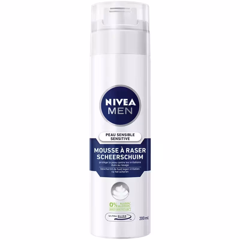 فوم اصلاح نیوا اروپایی حجم200میلNIVEA MOUSSE A RASER
