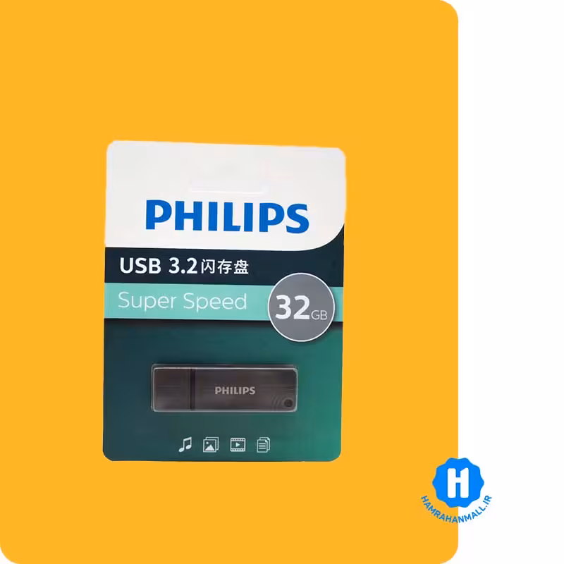 فلش مموری فیلیپس مدل FM11UA ظرفیت 32 گیگابایت با رابط USB 3.2