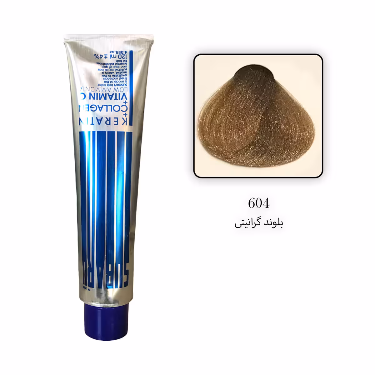 رنگ مو بدون آمونیاک سوبارو 604 – بلوند گرانیتی