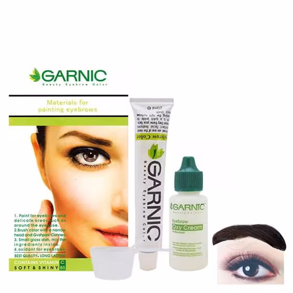 کیت رنگ ابرو گیاهی گارنیک دارچینی کد GCIN5