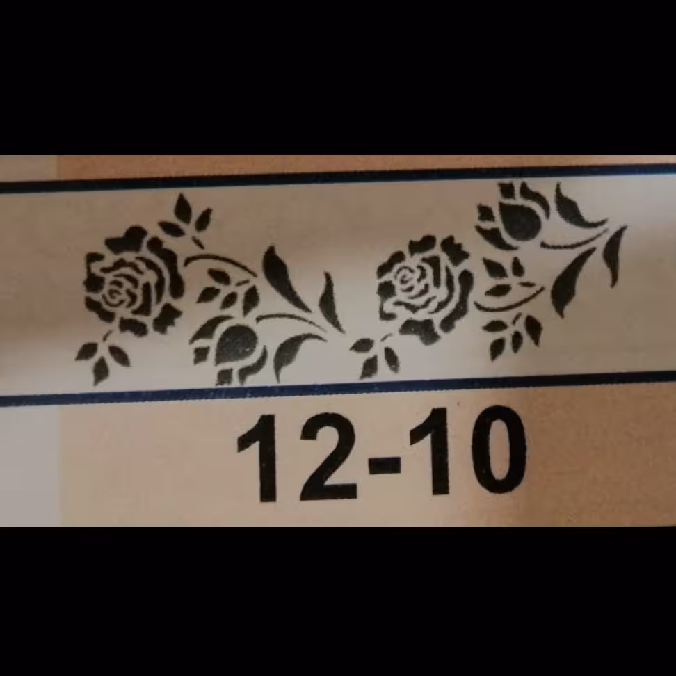 شابلون طرح حاشیه کد 10 سایز 40 در 12 سانت