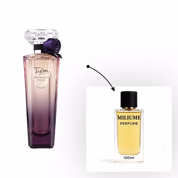 اسانس عطر Lancome Tresor Midnight Rose برند Givaudan - کد 2303 - لانکوم ترزور میدنایت رز 100ML - میلیوم پرفیوم